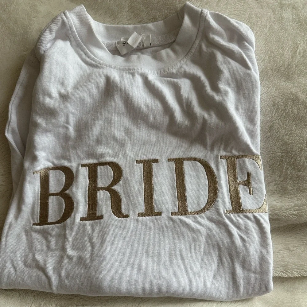 White 'Bride' T-Shirt - Picture 3 of 4